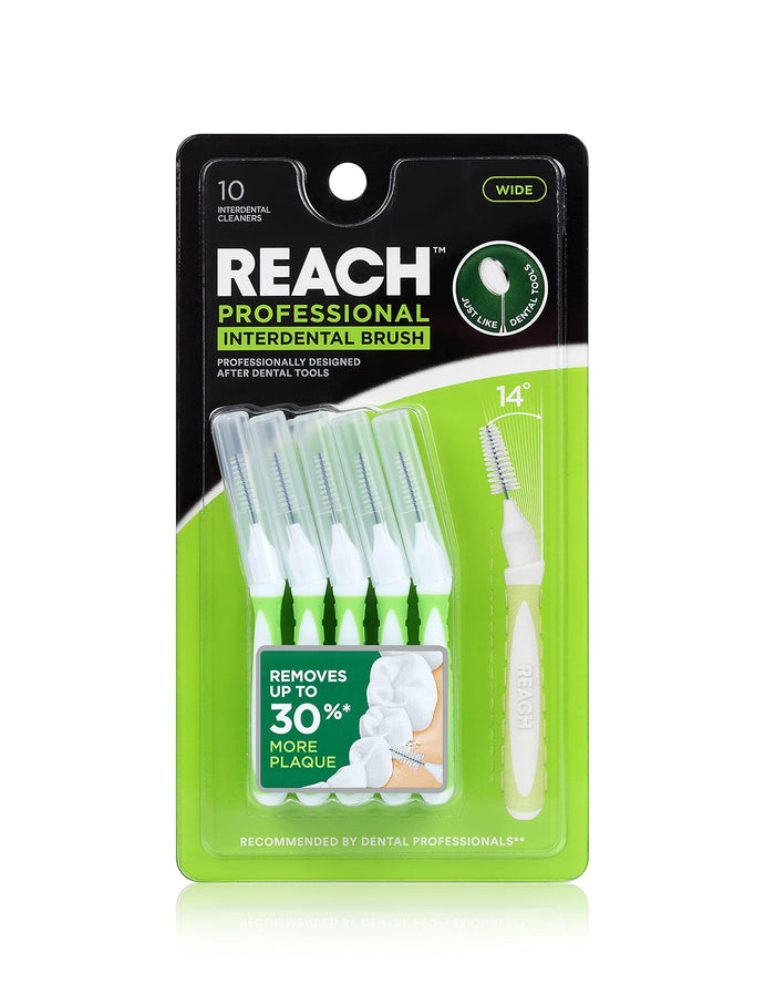 Reach Professional Interdental Brush Wide 10 Interdental Cleaners