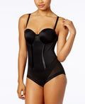 Maidenform Ultra-Firm Convertible Body Shaper with Built-in Underwire Bra Black