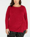 I-N-C Womens Twist Pullover Blouse, Size 3X