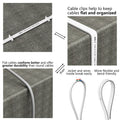 6 Ethernet Cable 50 Ft, 10Gbps Support Cat8 Cat7 Network, Flat Rj45 Lan Patch Ca