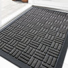 Front Door Mat Outside Entrance 29.5x17, Absorbent, Heavy Duty Sturdy Natural Ru