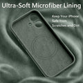 for iPhone 17 Case, Compatible with MagSafe, [Integrated Silicone Camer