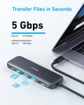 Refurbished Anker <b>332</b> USB-C Hub (5-in-1)