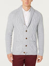 Tasso Elba Mens Shawl Collar Cable Knit Cardigan, Size XXL