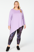 Ideology Asymmetrical Hem Long Sleeve Athletic Top