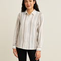 Calvin Klein Jeans Striped Button-up Shirt, Size Medium