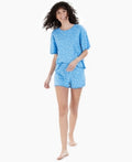 Jenni by Jennifer Moore Womens Lettuce-Edge Pajama Top, Size XL