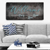 Crazy Lousd Lave Family Name Sign