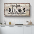 Family Kitchen Sign