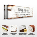 This Is Us Rustic Sign