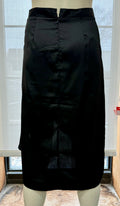 Japra Asymmetrical Black Skirt, Size Medium