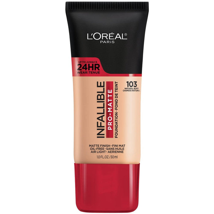L'Oreal Paris Infallible Pro-Matte Liquid Foundation 103 Natural Buff
