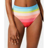 La Blanca Womens Bikini Bottoms Stripe High-Wais,Size 14