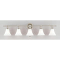 Hudson Valley Lighting 4505 Weston 5 Light 43 Wide Bathroom Vanity Light – Nicke