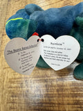 Ty Beanie Baby Rare Retired With 14 Tag Errors 1997 Rainbow Made w/PVC Pellets