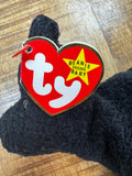 Ty Beanie Baby Scottie Scottish Terrier 6.5 Plush Dog PVC Pellets 1996 W/Tag