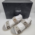 ATELJE (Atelje)New York Women's Sandals, Size 6.5/Grey