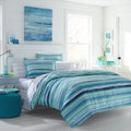 Poppy and Fritz Alex Bedding Collection Stripes Duvet Cover Set, Twin