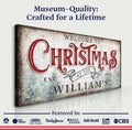 Family Welcome To Christmas Sign IV