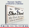 Personalized She Shed Sign XIX