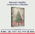 Vintage Christmas Tree With Gifts Wall Art III