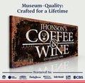 Coffee and Wine Sign III