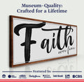 Faith Over Fear Faith Sign II