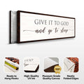 Give It To God And Go To Sleep Sign VII