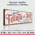 Happy 4th of July Personalized Sign