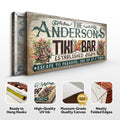 Personalized Tiki Bar Sign III