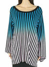 I-N-C Pink Plus Pullover Ombre Striped ,Size 3X