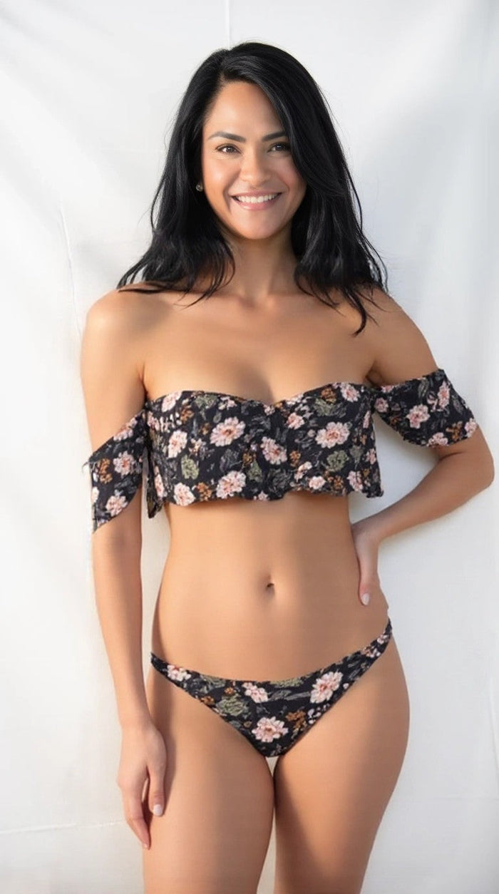 ONeill Womens Colleen Flounce Bikini Top
