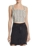 Aqua Stripe Tie Back Tank