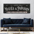 Personalized Movies & Popcorn Sign II
