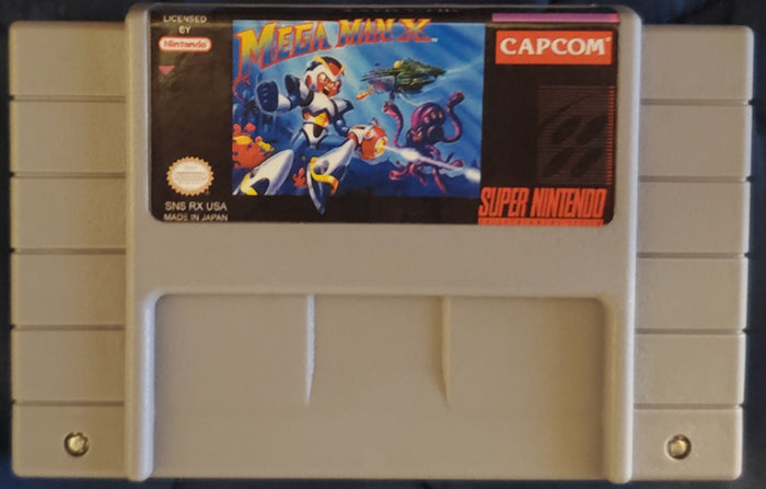 Mega Man X SNES Video Game Cartridge Super Nintendo 1993