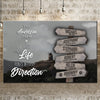 Where Life Points In Every Direction Family Farm Names Sign II