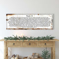 Psalm 91: He Is My Refuge – Rustic Christian Wall Art for Living Room, Religious Decor for Home