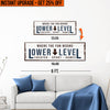 Upgrade Your 12x36 Inches 'Lower Level' (Style 1) Canvas To 16x48 Inches