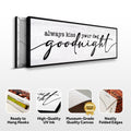 Always Kiss Your Dog Goodnight Sign II