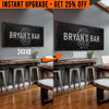 Upgrade Your 48x24 Inches 'Beer Barrel Bar' (Style 2) Canvas To 60x30 Inches