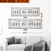 Upgrade Your 16x48 Inches 'Lake House Cabin' (Style 1) Canvas To 20x60 Inches