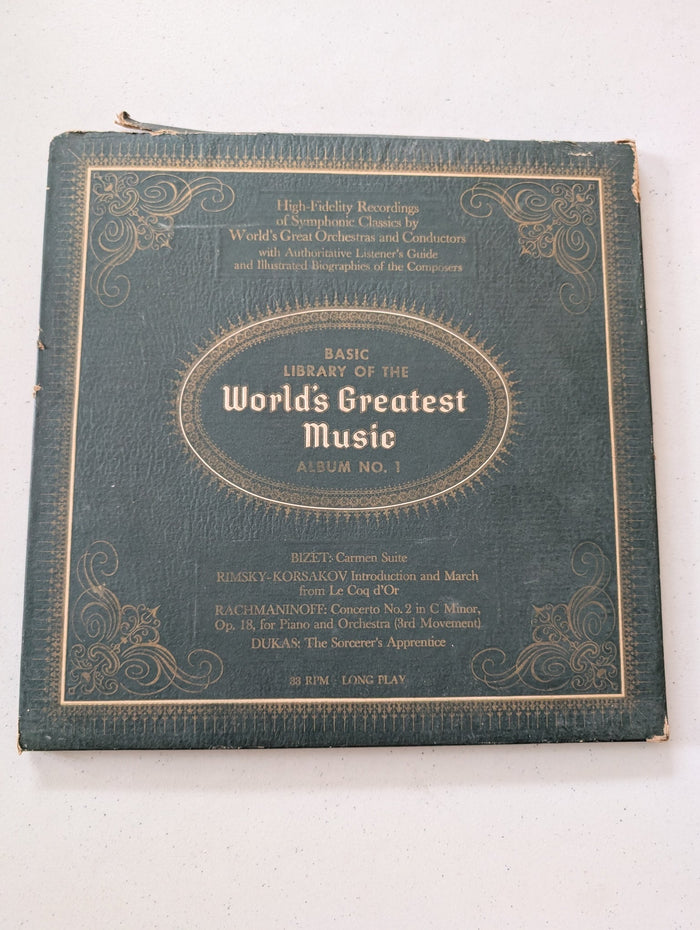 Basic Library of the Worlds Greatest Music Album No. 1 (Vinyl Record LP Album)