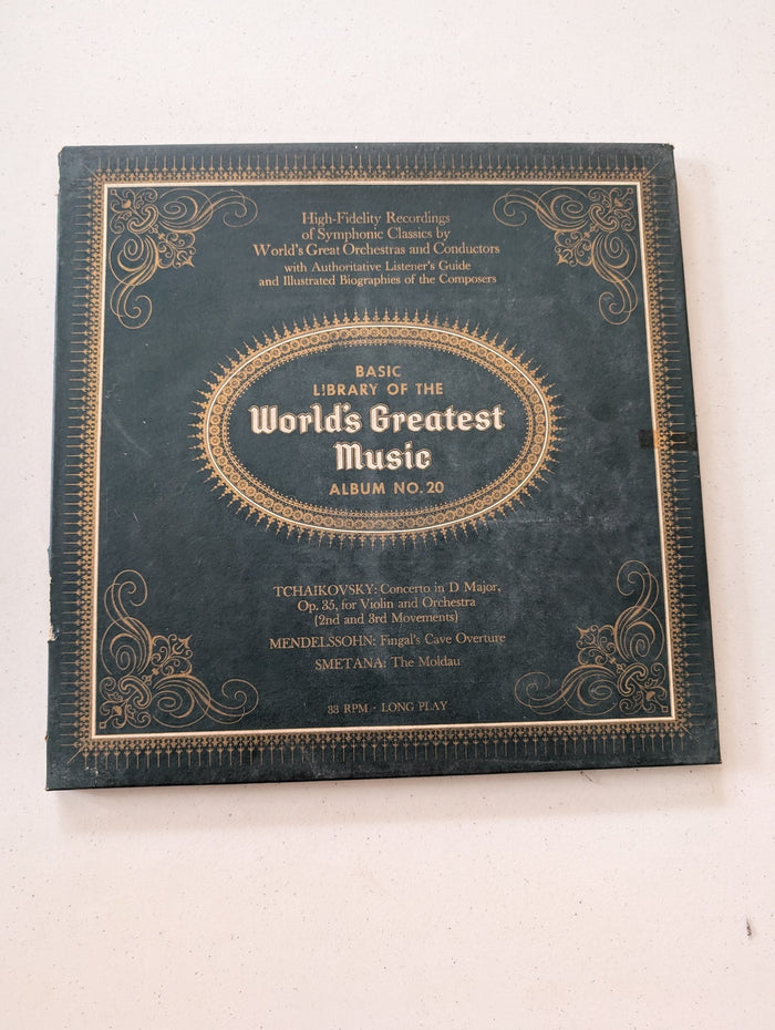 Basic Library of the Worlds Greatest Music Album No. 20 (Vinyl Record LP Album)