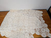 Medallion Crochet Tablecloth from Handmade - 1970s Textiles (Cotton Thread Crocheted Tablecloth, Vintage, Boho, Handmade, Cream/Off-White)