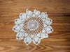Large Round Crocheted Doily from Handmade -  Linens (Cotton Thread Doily, Vintage, Traditional, Cottage, White)