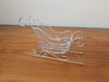 Wire Frame Sleigh from Unknown -  Holiday Decor (Metal Tabletop Decor / Candy Dish, Modern, Minimalist, Glam, Silver)