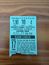 1980 Detroit Tigers Ticket Stub from Detroit Tigers - 1980 Collectibles / Ephemera (Paper Ticket Stub, Sports Memorabilia, Vintage, Green)