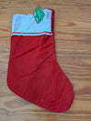 Christmas Stocking from Holiday Style -  Linens (Felt Stocking, Traditional Kids, Red, White)