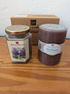 Lilac Blossoms Candles from Home Interiors and Gifts - 2000s Candles (Wax, Glass Candles, Traditional, Floral, Purple / Mauve)