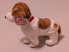 Beamer the Dog - Ty Beanie Baby (White & Brown, 2008, Plush Toy, Stuffed Animal, MWMT, Vintage, Retired)